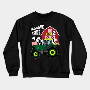 Birthday 2 Year Old Farm Birthday Theme For Two Years Old Crewneck Sweatshirt